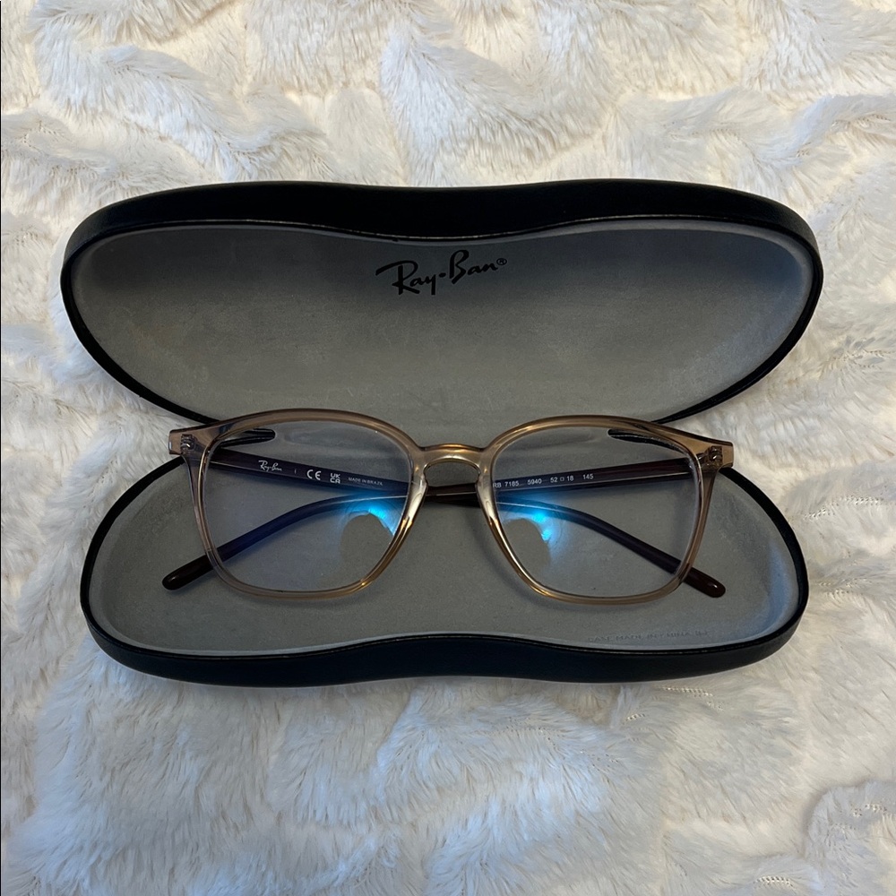 Ray-Ban Eyeglasses RX7185 in Light Brown